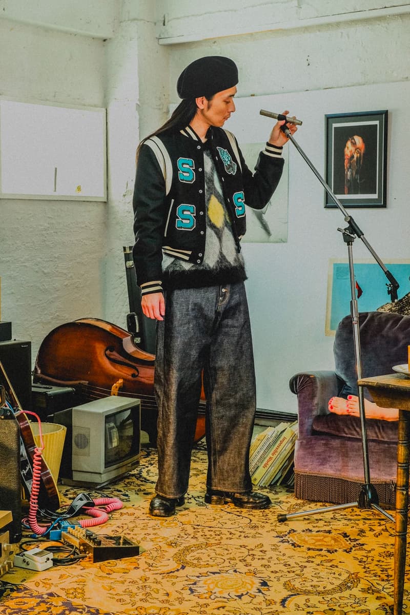 Sugarhill Fall Winter 2020 collection lookbook japanese designer coats jackets motorcycle biker plaid streetwear Rikuya Hayashi menswear duffle trench mohair knitwear sweater