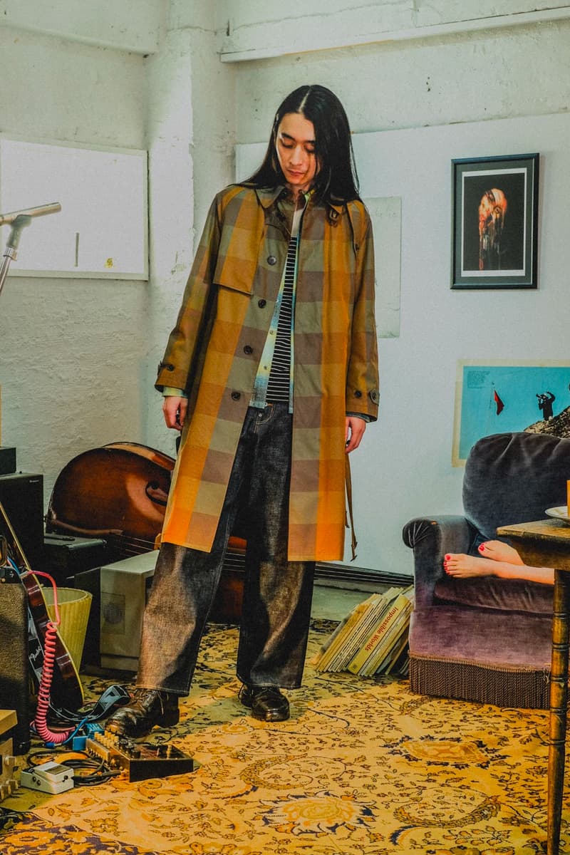 Sugarhill Fall Winter 2020 collection lookbook japanese designer coats jackets motorcycle biker plaid streetwear Rikuya Hayashi menswear duffle trench mohair knitwear sweater