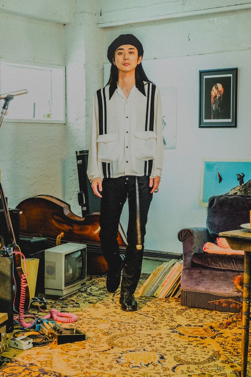 Sugarhill Fall Winter 2020 collection lookbook japanese designer coats jackets motorcycle biker plaid streetwear Rikuya Hayashi menswear duffle trench mohair knitwear sweater