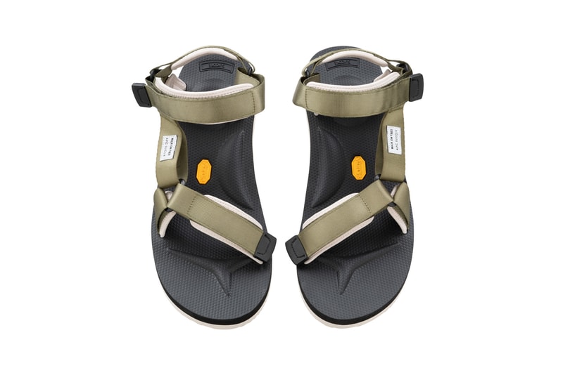 A.P.C. x Suicoke Spring/Summer 2020 Footwear Collection Depa-V2 Sandals White Beige Olive "Walk On Free" Tag Jean Touitou