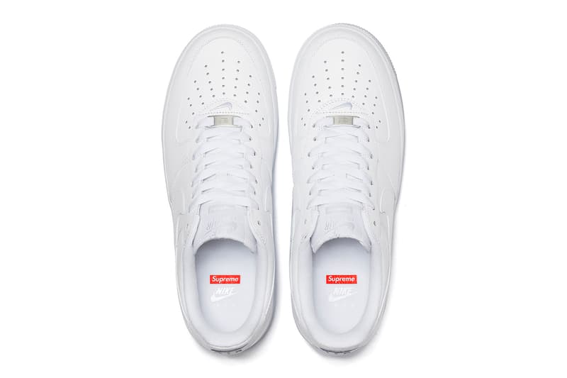 Supreme X Nike Air Force 1 Low Official Look Hypebeast