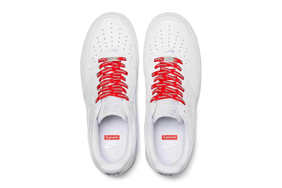 Supreme X Nike Air Force 1 Low Official Look Hypebeast