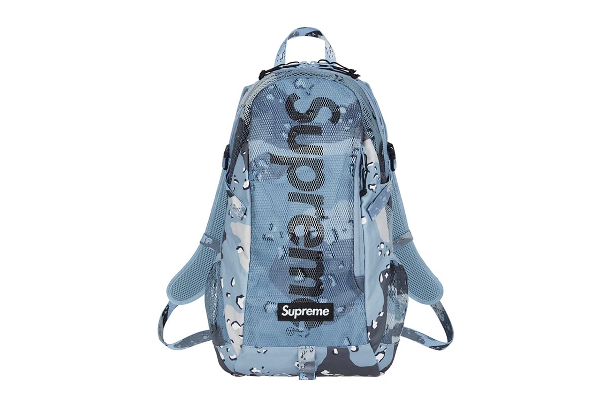 supreme side bag blue