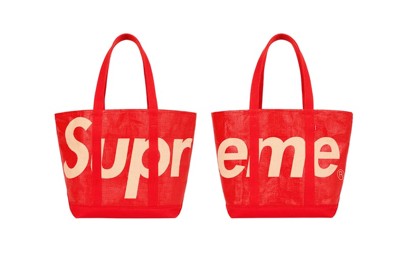 supreme handbag red