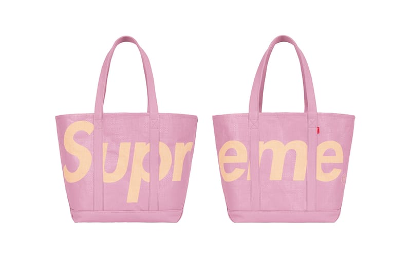 supreme pink bag
