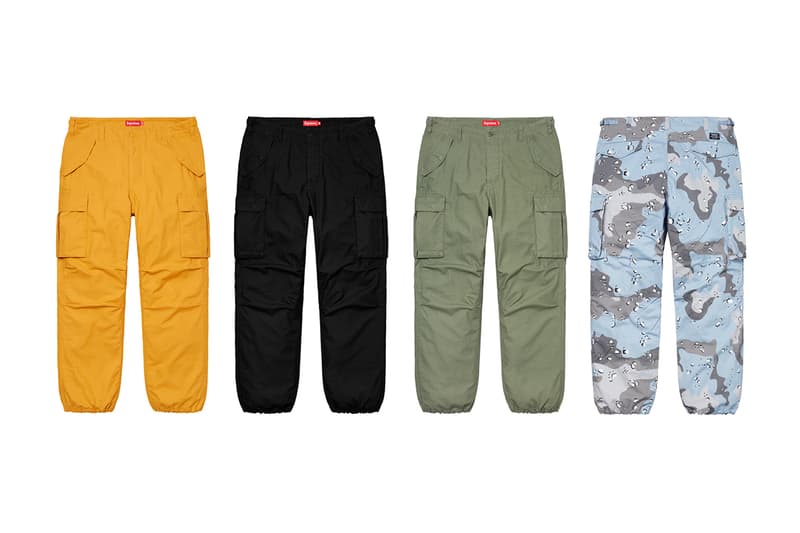 Supreme Spring Summer 2020 Bottoms pants shorts collection streetwear skatewear new york city menswear gore tec Keegan Dakkar L japanese koi fish tattoo sweatpants trousers chinos slacks shorts