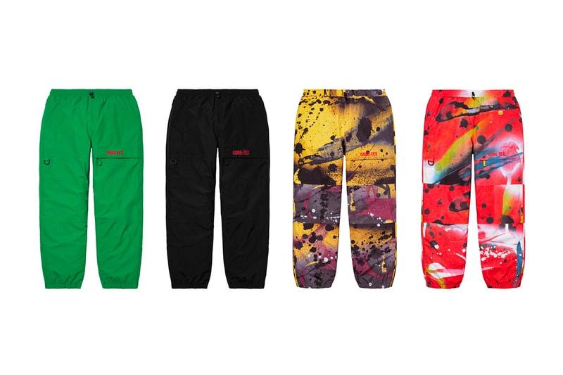 Supreme Spring Summer 2020 Bottoms pants shorts collection streetwear skatewear new york city menswear gore tec Keegan Dakkar L japanese koi fish tattoo sweatpants trousers chinos slacks shorts