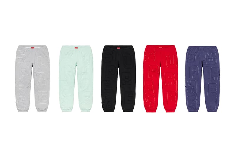 Supreme Spring Summer 2020 Bottoms pants shorts collection streetwear skatewear new york city menswear gore tec Keegan Dakkar L japanese koi fish tattoo sweatpants trousers chinos slacks shorts