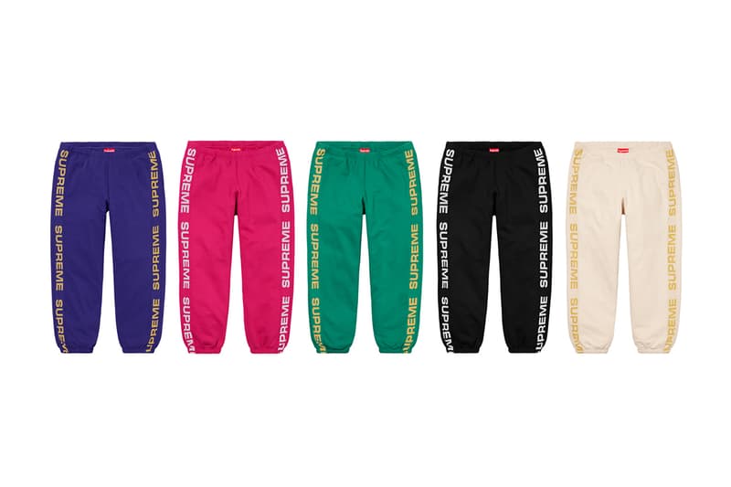 Supreme Spring Summer 2020 Bottoms pants shorts collection streetwear skatewear new york city menswear gore tec Keegan Dakkar L japanese koi fish tattoo sweatpants trousers chinos slacks shorts