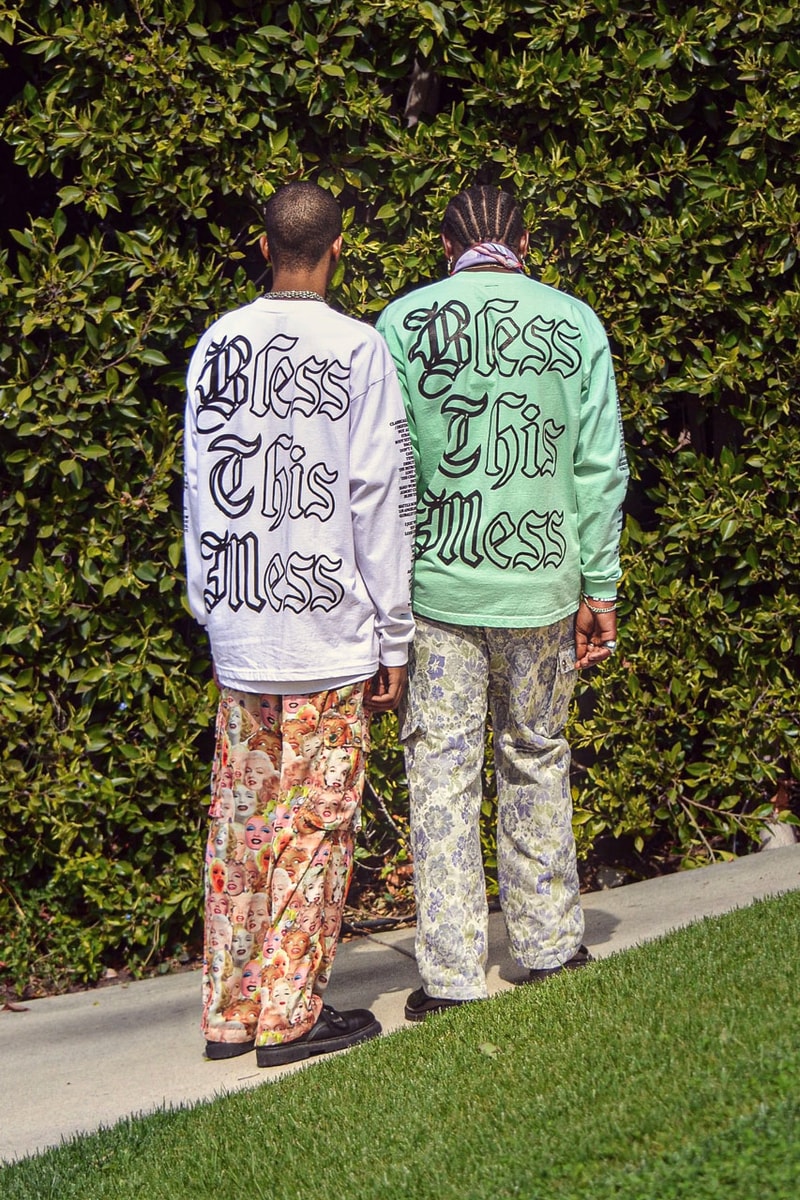 The Incorporated Spring/Summer 2020 Collection 8 "BLESS THIS MESS" Shirts Jackets Pants Satin Velour Hoodies Marilyn Monroe T-shirts Long Sleeves 