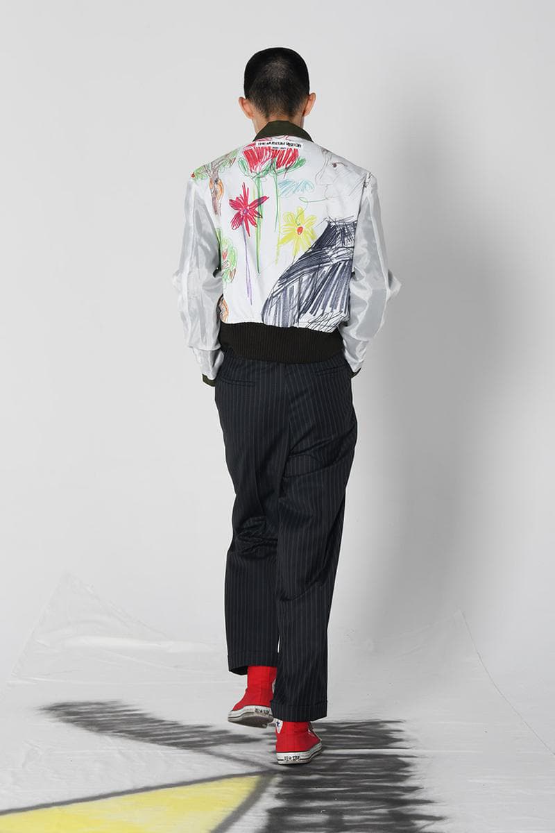 The Museum Visitor Spring/Summer 2020 Capsule Collection Shirts Jackets Fishtail Parkas Military Rose Jacket Pinstripe Trousers Rhinestone T-shirts Hoodies Cotton Silk Bandanas 