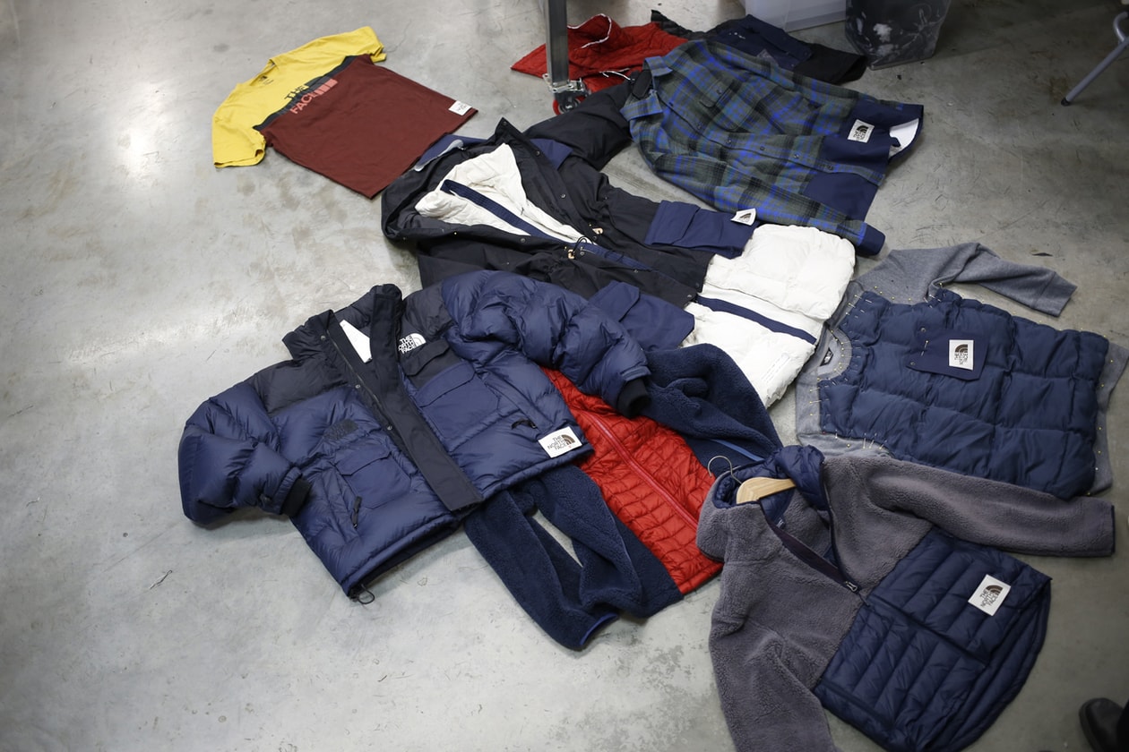 The North Face から世界に1つだけのアップサイクルガーメントが登場 The North Face Renewed Design Residency Auction explore fund charity sale custom upcycle old vintage jackets fleece item clothing