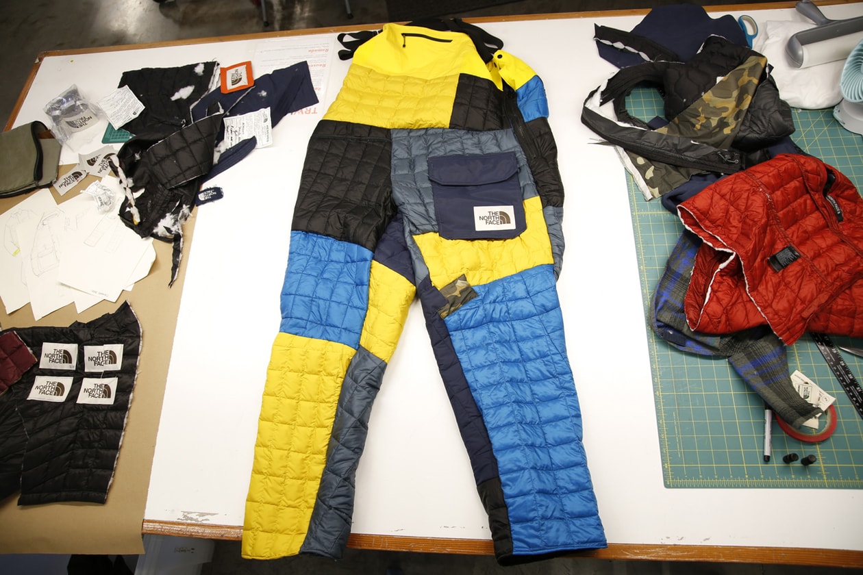 The North Face から世界に1つだけのアップサイクルガーメントが登場 The North Face Renewed Design Residency Auction explore fund charity sale custom upcycle old vintage jackets fleece item clothing