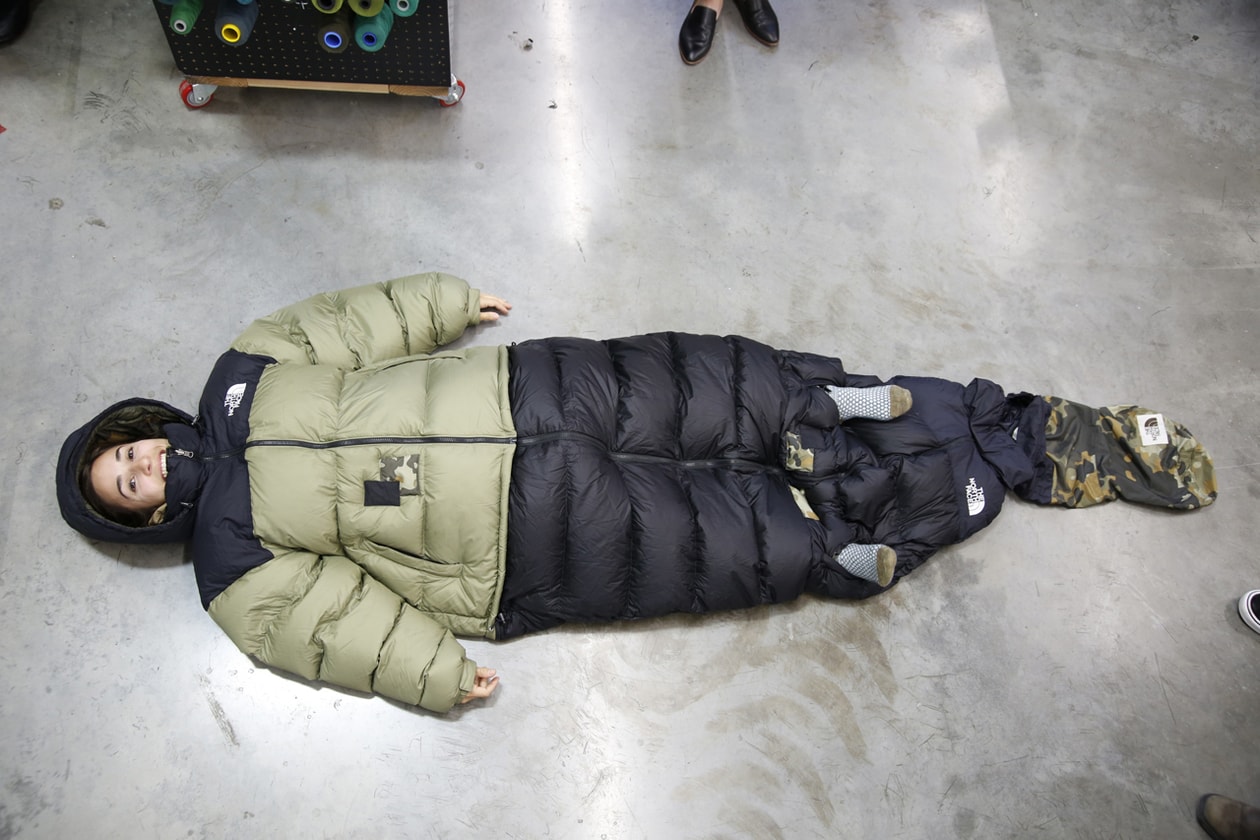 The North Face から世界に1つだけのアップサイクルガーメントが登場 The North Face Renewed Design Residency Auction explore fund charity sale custom upcycle old vintage jackets fleece item clothing