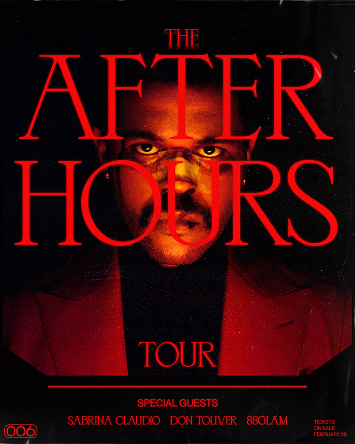 The Weeknd 'After Hours' Tour Dates for Europe featuring Don Toliver Sabrina Claudio 88GLAM Live Music UK New Music O2 Arena Listen Watch HYPEBEAST Toronto London