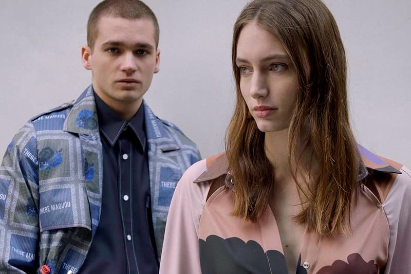24S Exclusively Launch Thebe Magugu Collection LVMH Prize 2019 Winner Release Information Fashion Annoucement Menswear South African Designer Johannesburg Emerging TalentBlack Sash revolutionary movement