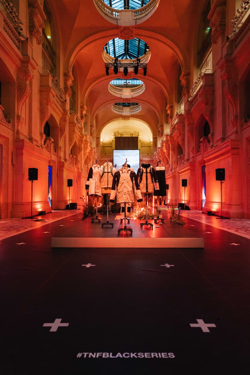 the north face ss20 black series paris fashion week debut event performance outwear design led collection range material technology