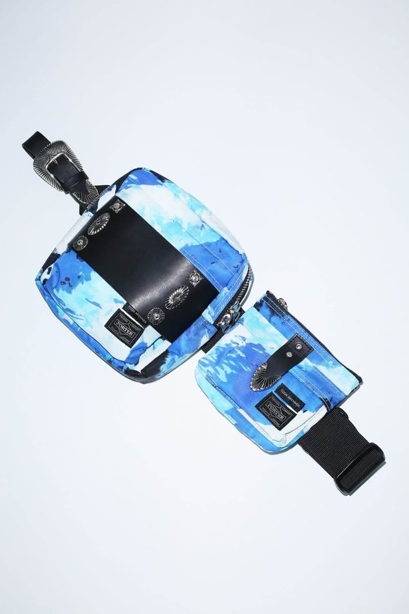 TOGA x PORTER Spring/Summer 2020 Bag Collaboration virilis pulla ss20 mens womens nylon helmet belt pouch strap string shoulder wallet silver march 20