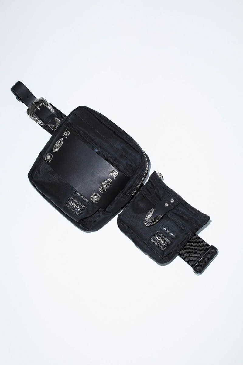 TOGA x PORTER Spring/Summer 2020 Bag Collaboration virilis pulla ss20 mens womens nylon helmet belt pouch strap string shoulder wallet silver march 20