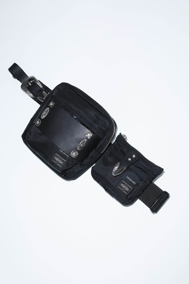 TOGA x PORTER Spring/Summer 2020 Bag Collaboration virilis pulla ss20 mens womens nylon helmet belt pouch strap string shoulder wallet silver march 20