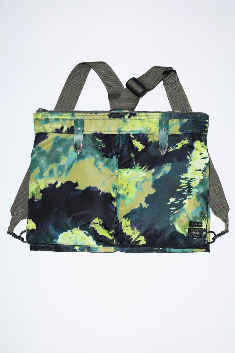 TOGA x PORTER Spring/Summer 2020 Bag Collaboration virilis pulla ss20 mens womens nylon helmet belt pouch strap string shoulder wallet silver march 20