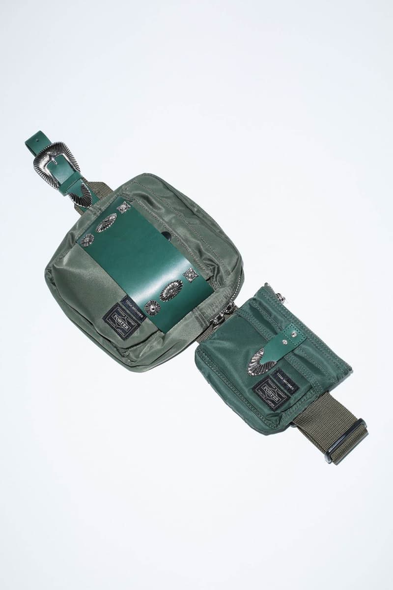 TOGA x PORTER Spring/Summer 2020 Bag Collaboration virilis pulla ss20 mens womens nylon helmet belt pouch strap string shoulder wallet silver march 20
