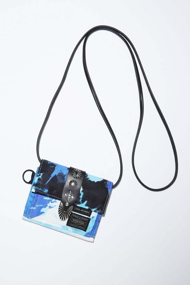 TOGA x PORTER Spring/Summer 2020 Bag Collaboration virilis pulla ss20 mens womens nylon helmet belt pouch strap string shoulder wallet silver march 20