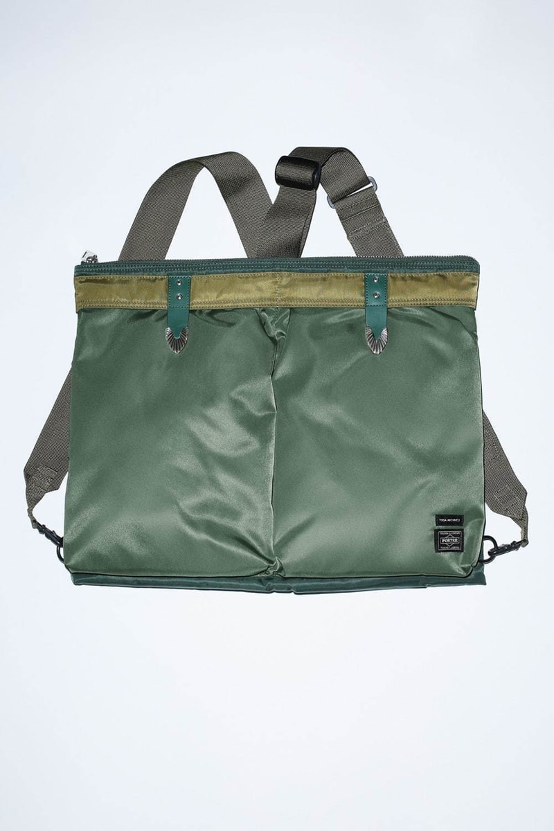 TOGA x PORTER Spring/Summer 2020 Bag Collaboration virilis pulla ss20 mens womens nylon helmet belt pouch strap string shoulder wallet silver march 20