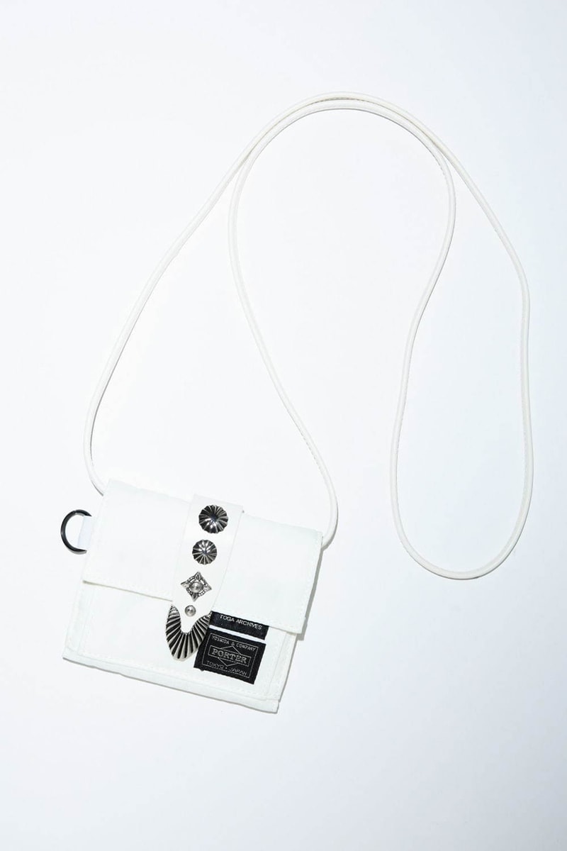 TOGA x PORTER Spring/Summer 2020 Bag Collaboration virilis pulla ss20 mens womens nylon helmet belt pouch strap string shoulder wallet silver march 20