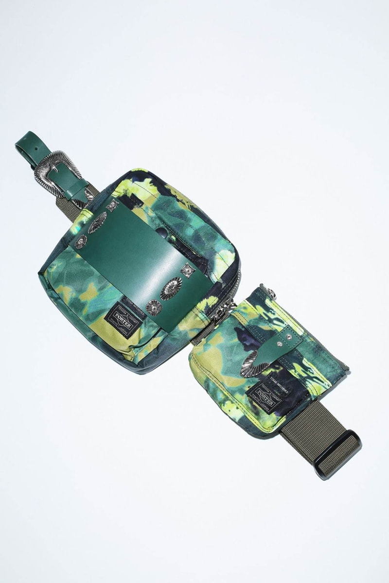TOGA x PORTER Spring/Summer 2020 Bag Collaboration virilis pulla ss20 mens womens nylon helmet belt pouch strap string shoulder wallet silver march 20