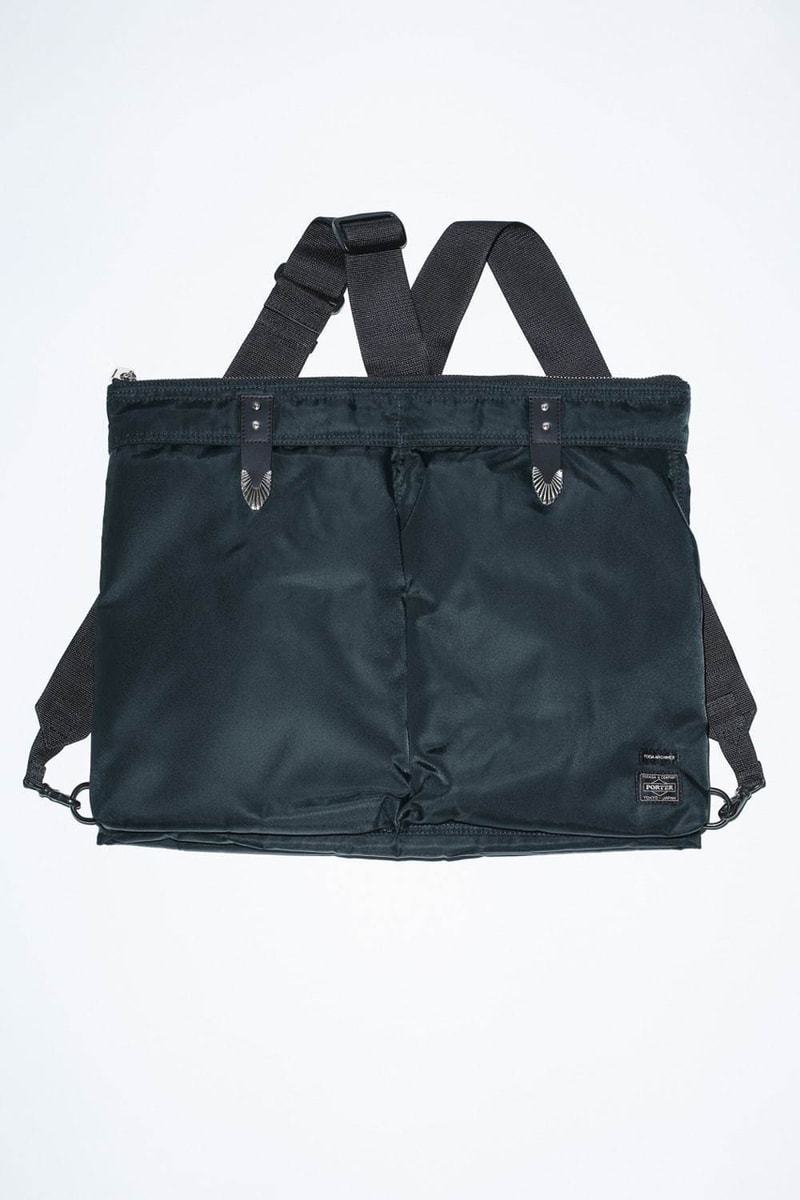 TOGA x PORTER Spring/Summer 2020 Bag Collaboration virilis pulla ss20 mens womens nylon helmet belt pouch strap string shoulder wallet silver march 20