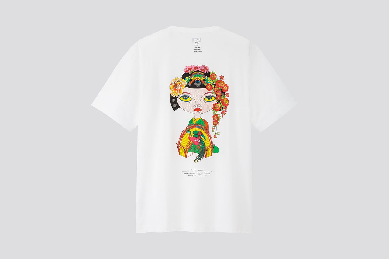 UNIQLO UT NEO-MIYAGE Japanese Art Collection Hajime Sorayama Keiichi Tanaami Yoshirotten Harumi Yamaguchi Hiroki Tsukuda Geisha Hachikō Haroshi Sushi Tokyo Tower Graphic T-shirts