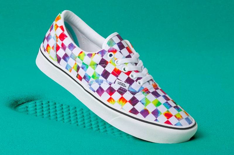 Vans ComfyCush Era Old Skool Tie Dye Checker Release Info black white