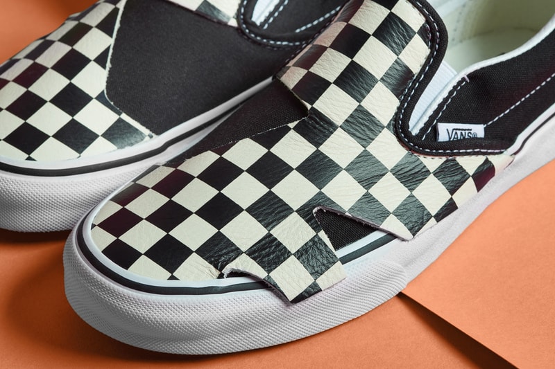 vans era slip on origami pack checkerboard black white purple pink croc leather release date info photos price