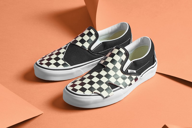 vans era slip on origami pack checkerboard black white purple pink croc leather release date info photos price