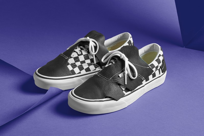 vans era slip on origami pack checkerboard black white purple pink croc leather release date info photos price