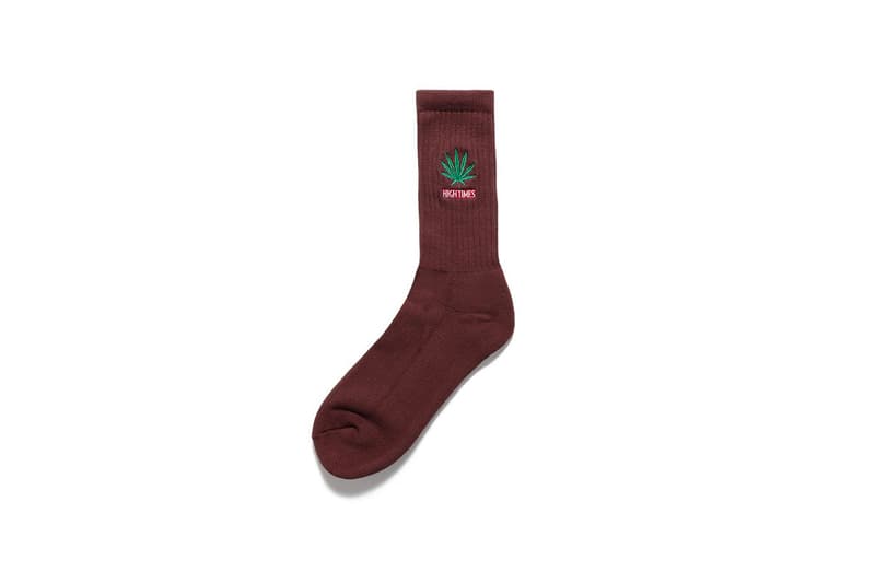 High Times Los Angeles Magazine WACKO MARIA fall winter 2020 Capsule collection exclusive french terry hoodie t shirt socks apparel 420 april 20th usa japanese designer streetwear