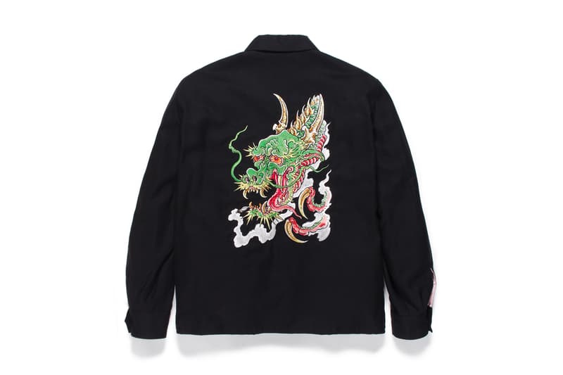 Tim Lehi WACKO MARIA Spring/Summer 2020 Embroidered Vietnam souvenir Jackets collection capsule menswear streetwear collaborations tattoo artist american japanese outerwear embroidery motif traditional artwork