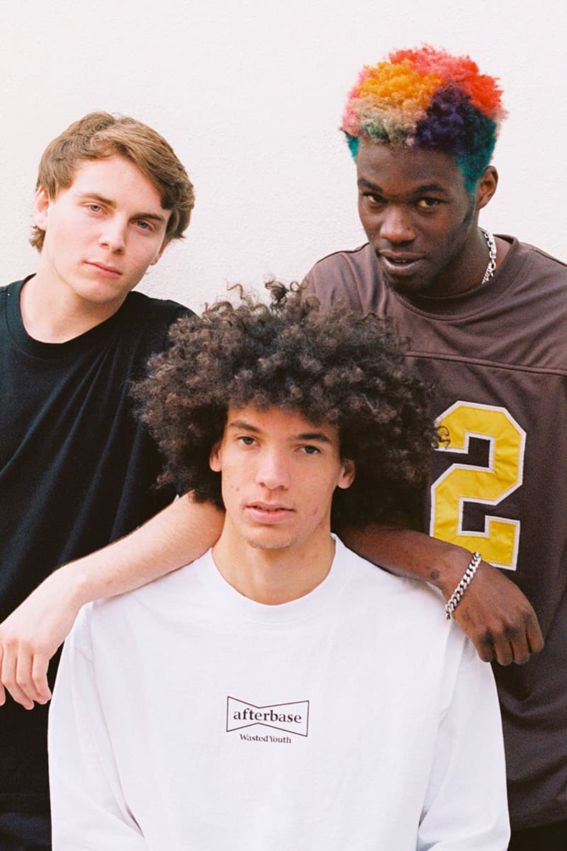Wasted Youth afterbase Exclusive Osaka Pop Up 2020 lookbook capsule collection model skateboarding skate team streetwear menswear japan verdy designer tokyovitamin lazyboys