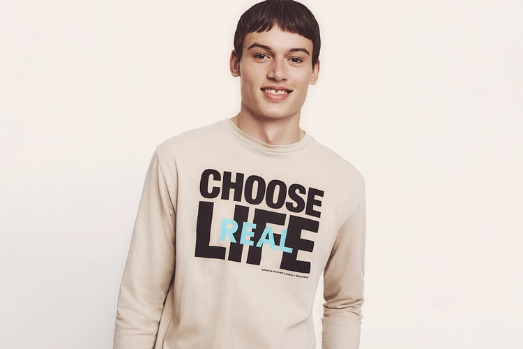 Wood Wood & Katharine Hamnett Update Sportswear With "Choose Life" Slogan