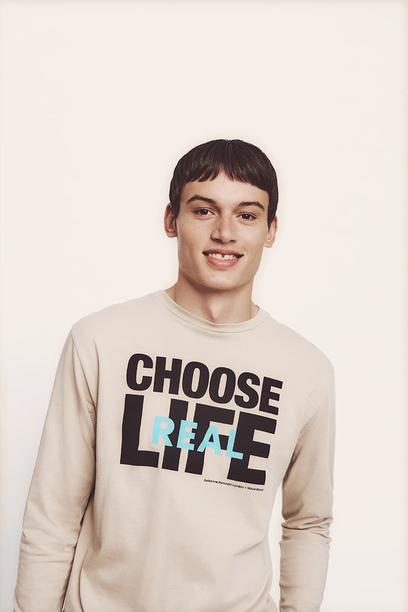 katharine hamnett wood wood choose life social real wild release information sportswear classics buy cop purchase release information