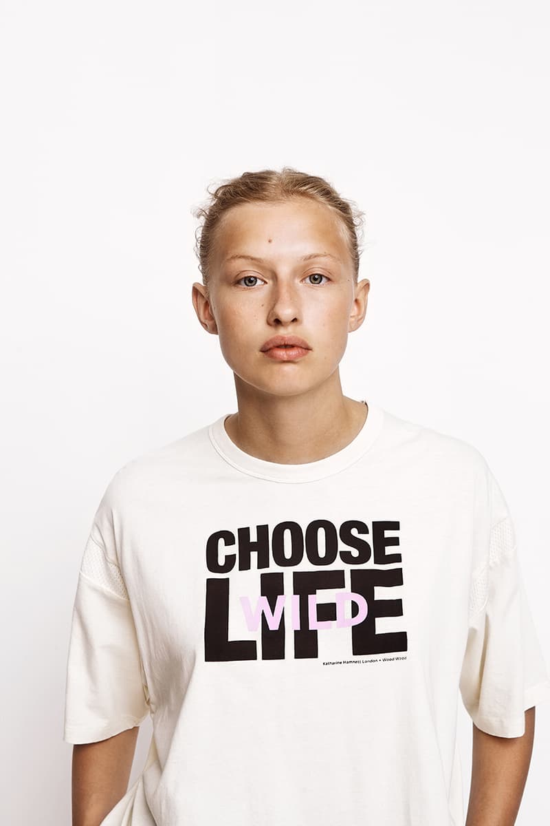 katharine hamnett wood wood choose life social real wild release information sportswear classics buy cop purchase release information