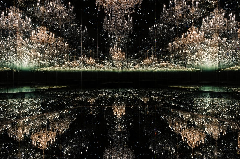 Tate Modern 20th anniversary Yayoi Kusama Infinity Rooms Mirrored Filled With the Brilliance of Life Chandelier of Grief Louise Bourgeous Maman information details exhibition tickets buy order