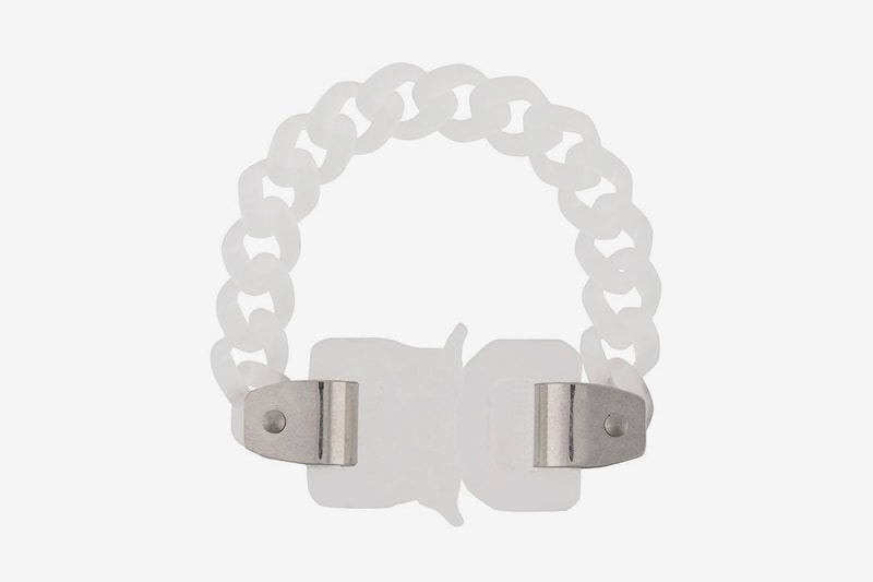 1017 ALYX 9SM Transparent Chain Link Bracelet Release Info Buy Price Matthew M Williams The Webster