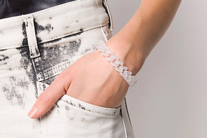 1017 ALYX 9SM Transparent Chain Link Bracelet Release Info Buy Price Matthew M Williams The Webster