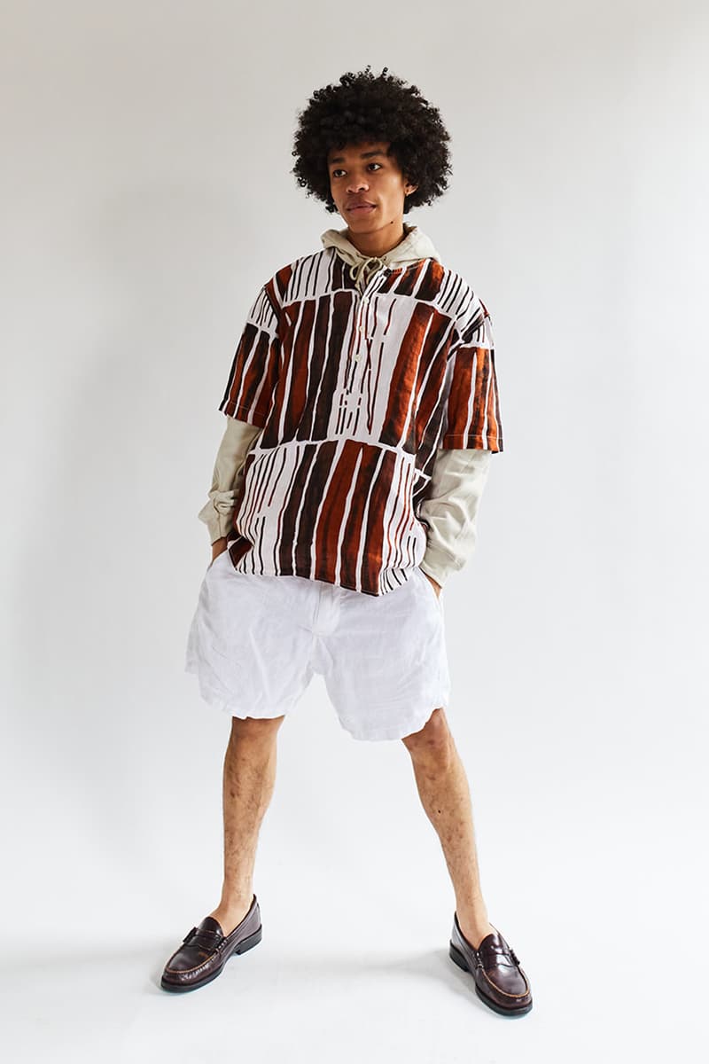 18 East March Lookbook Collection Khadi Gorecki cargo pants button down shirts T-shirts shorts crewnecks bucket hats jaipur india tangier morocco