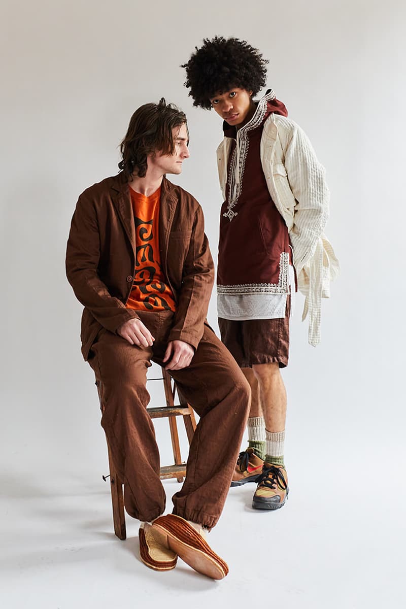 18 East March Lookbook Collection Khadi Gorecki cargo pants button down shirts T-shirts shorts crewnecks bucket hats jaipur india tangier morocco