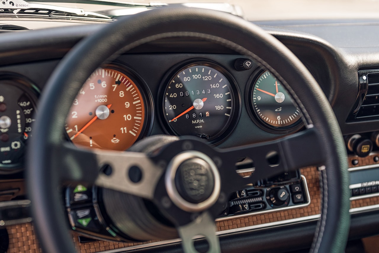 1991 Porsche 911 "Malibu" Reimagined by Singer RM Sotheby's Auction $875,000 USD For Sale Custom Rework Vintage German Sportscar Supercar Classic "Mintarrini" Colorway 4.0-liter engine Fuchs Wheels Rims Ed Pink Racing