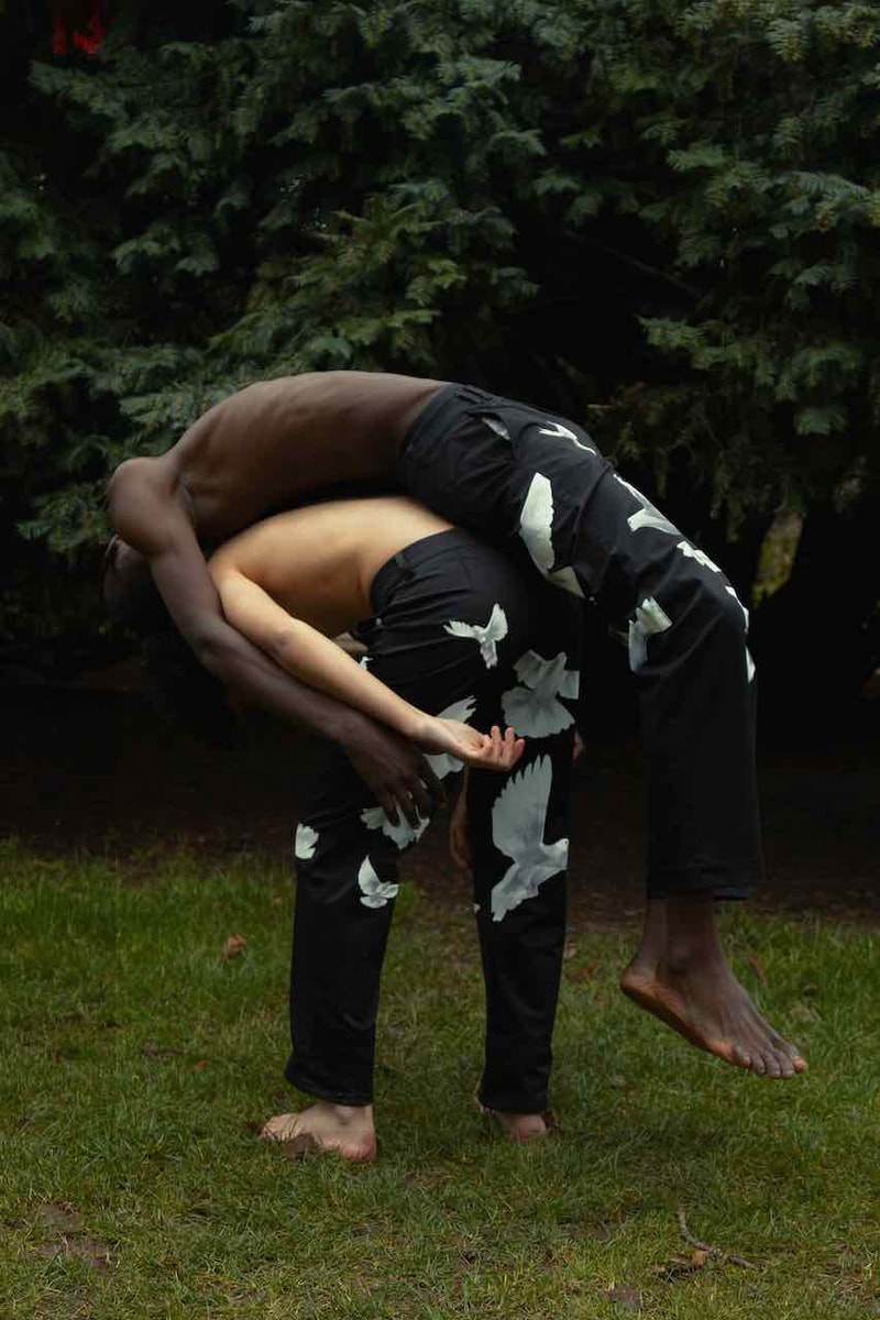 3.PARADIS Spring/Summer 2020 "Three Little Birds" Collection Fashion Story Lookbook Imagery Campaign Menswear Identity Diversity Culture Outerwear Sweaters T-Shits Graphic Prints Release Information First Look Rashidi Noah ahuel Serrano, Coco Diarra, Cheikne Traore, Basil Ekang, Ivan Lefort Adam Mickael
