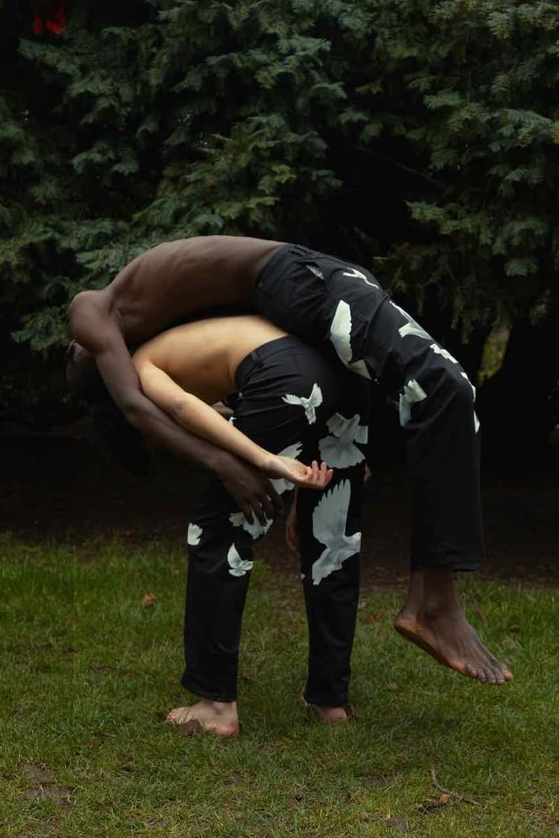 3.PARADIS Spring/Summer 2020 "Three Little Birds" Collection Fashion Story Lookbook Imagery Campaign Menswear Identity Diversity Culture Outerwear Sweaters T-Shits Graphic Prints Release Information First Look Rashidi Noah ahuel Serrano, Coco Diarra, Cheikne Traore, Basil Ekang, Ivan Lefort Adam Mickael